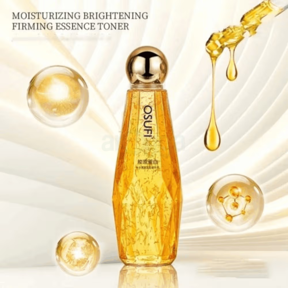 OSUFI Collagen Moisturizing Brightening Firming Essence Toner 300ml