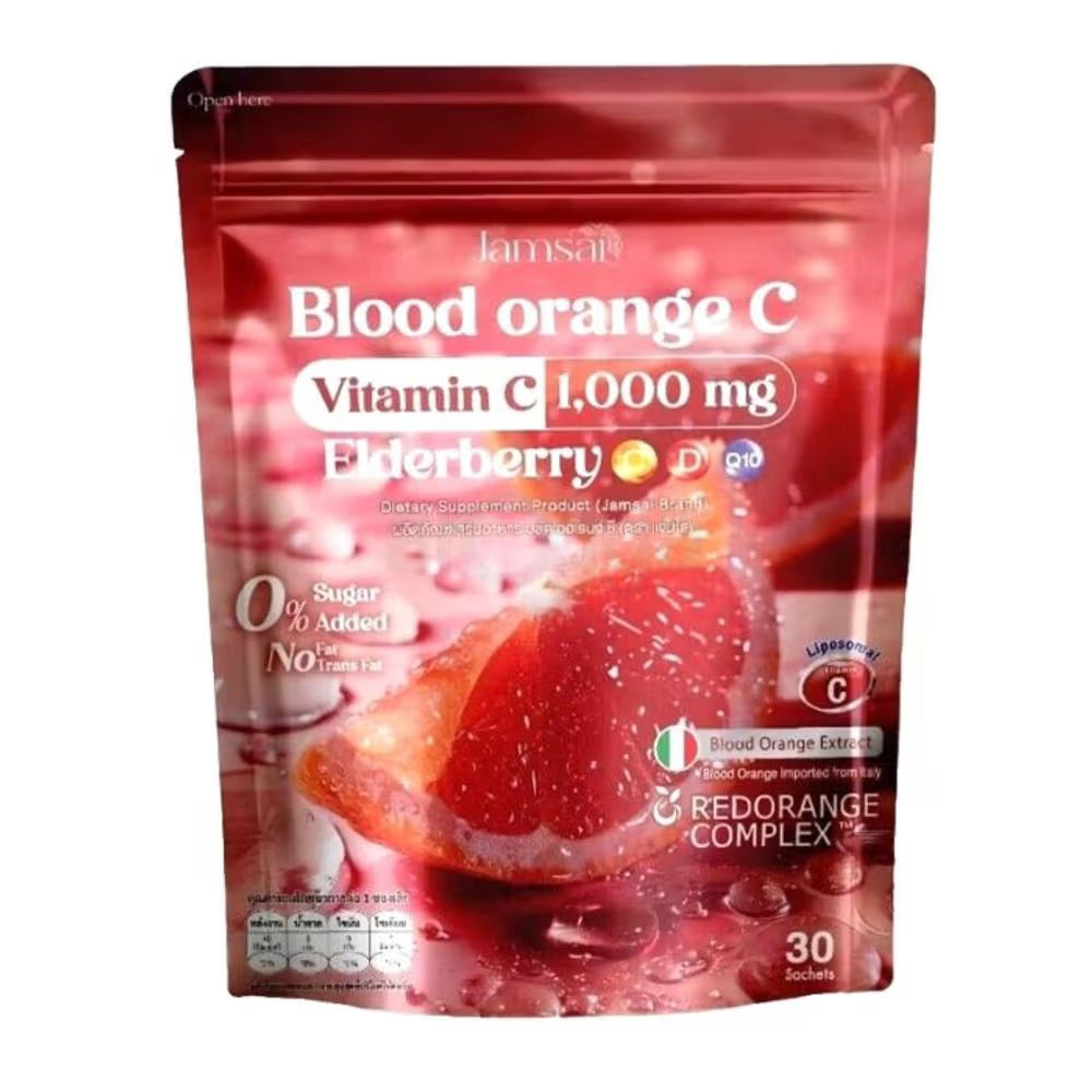Jamsai Blood Orange C Vitamin C 1000mg Elderberry